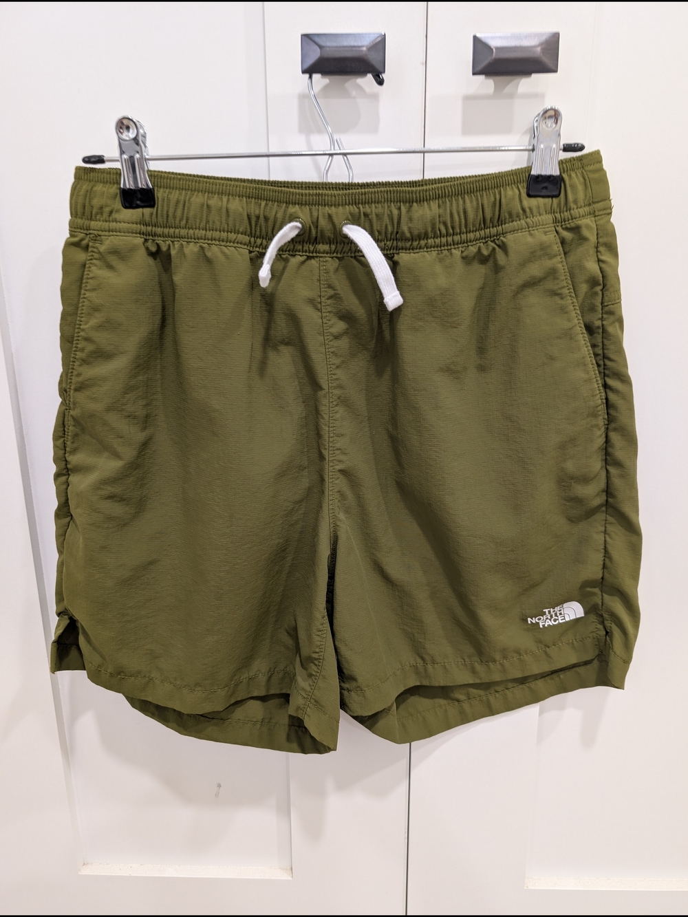 The North Face Olive Athletic Drawstring Shorts